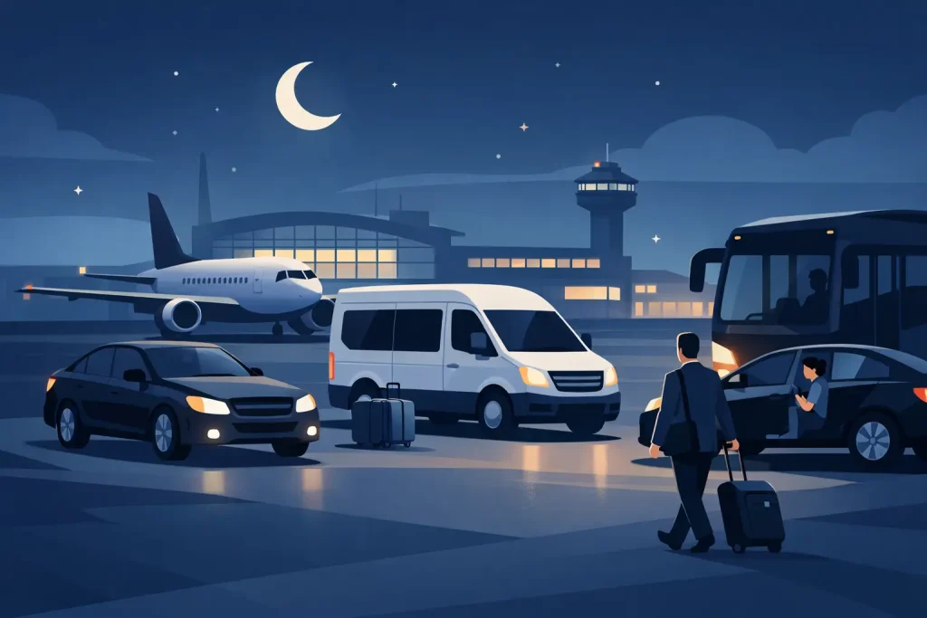 Late Night Airport Transport Options Explained